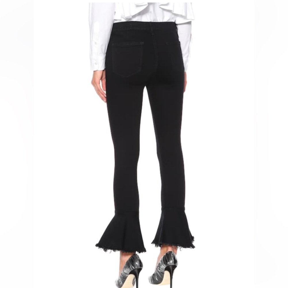 FRAME Le Skinny Jeanne Flounce Skinny Jeans Size 24 - Picture 4 of 7